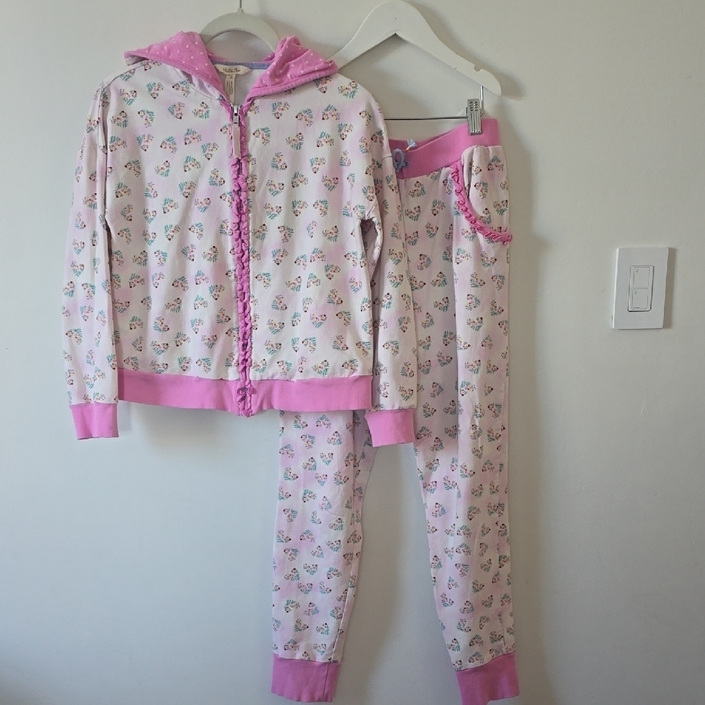Matilda Jane Girls Jogger and Sweater Set sz 14